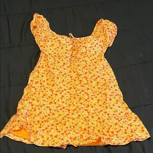 Floral Puff Sleeve Dress